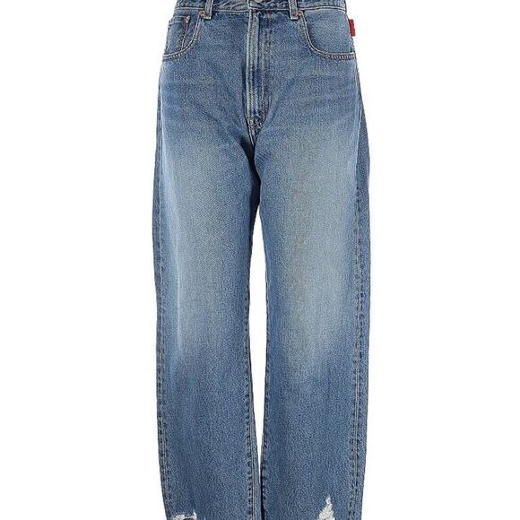 Denimist / Pierce Distressed High-Rise Jeans - Picture 5 of 6